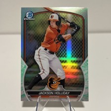 2023 Bowman Chrome Jackson Holliday Lunar Glow Refractor #BCP-20 - Orioles