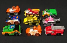 Paw Patrol True Metal Die Cast Vehicles Cars - Lot of 9