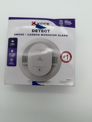 Kidde 30CUDR-V Smoke & Carbon Monoxide Detector AA Battery Powered Voice Alerts