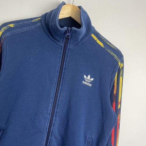 Adidas Originals Firebird Track Top Women’s Size UK 18 Navy Full Zip Hoodie