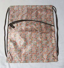 Thirty-One Cinch Sac Bag Drawstring Backpack Vineyards