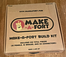 Make-A-Fort Build Kit - Make A Fort: Castles, Tunnels  More -NEW