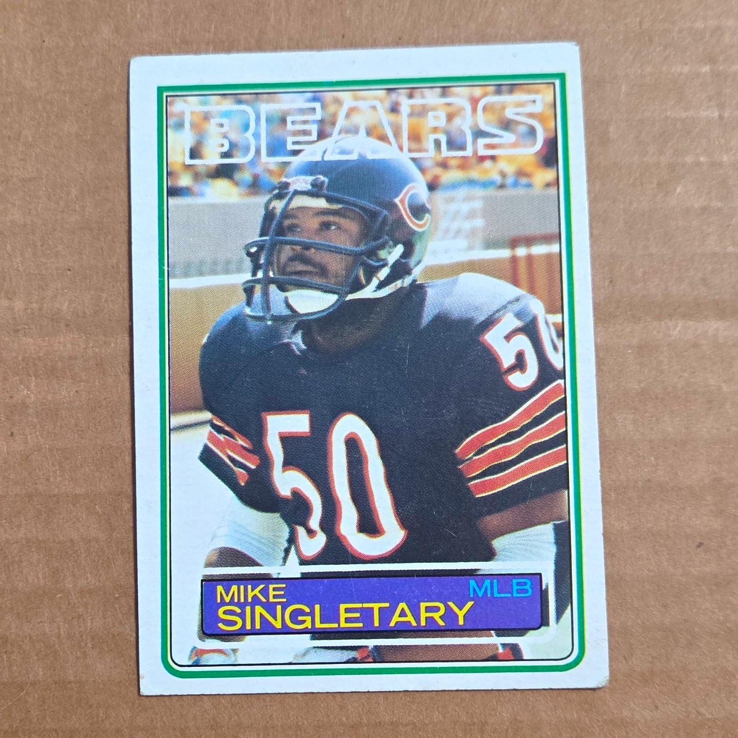 Topps 1983 Topps Mike Singletary #38 Rookie Base Set Chicago Bears