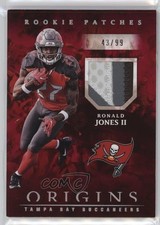2018 Panini Origins Rookie Patch Red 43/99 Ronald Jones II #RP-11 Patch je7