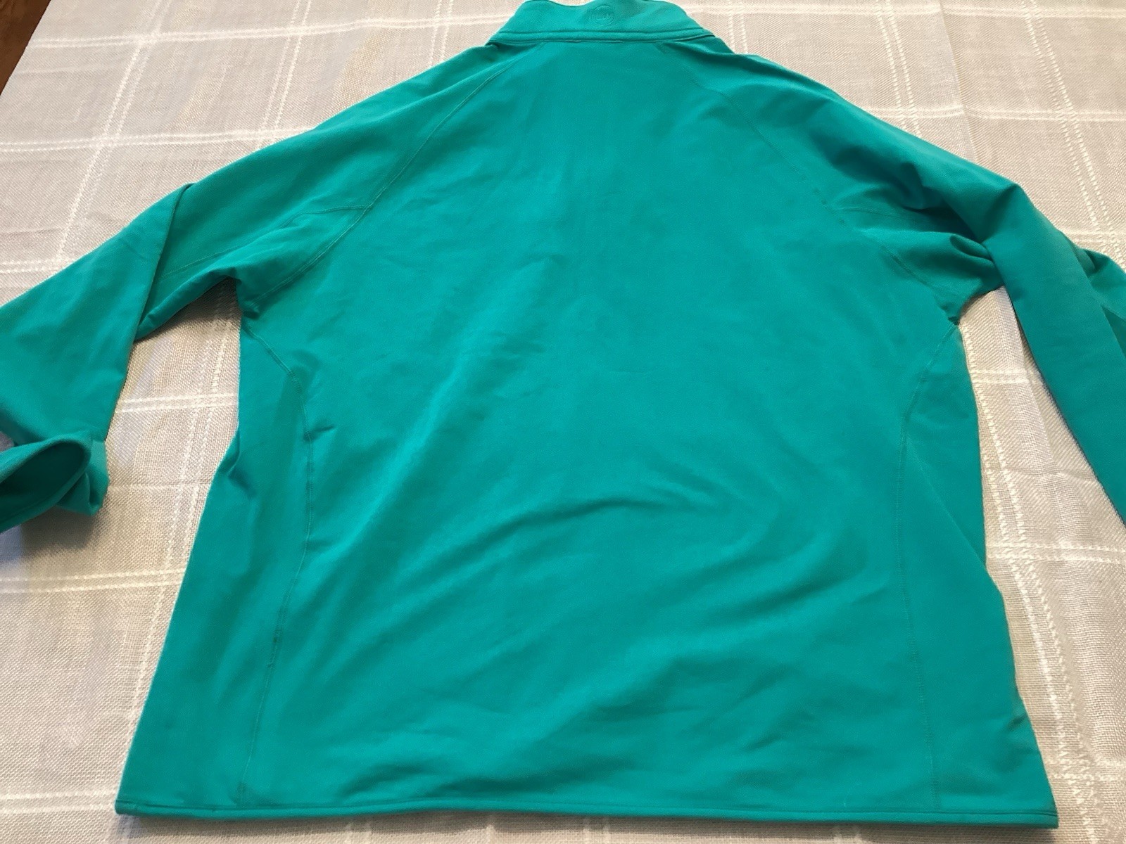 Men's Levelwear Gear Teal 1/4 Zip Pullover Long Sleeve Size L