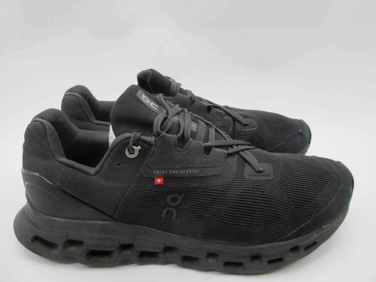 On Cloudstratus Shoes Mens Size 12.5 Black CloudTec Running