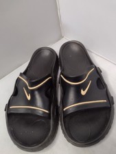 Vintage Nike Mens  Geta Sandals Black Slides 7  Sandals Slip On Shower B8
