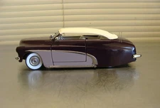 🔥Danbury Mint 1949 Mercury Convertible Custom Purple 1/24 scale🔥