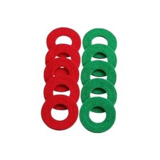 10 Pack Battery Terminal Anti-Corrosion Felt Washers Red Green 10pcs