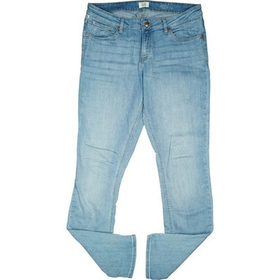 QS s.Oliver 40 L34 Jeans Hose h. Blau Damen Slim Leg super Stretch mid Rise W32