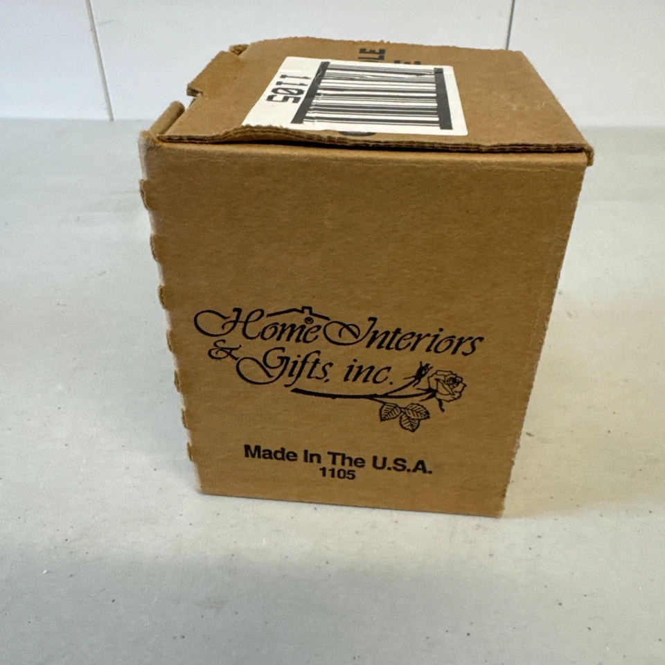 Candelabro y caja de cristal vintage para interiores del hogar calabaza y cubierta 1105 hecho en EE. UU. Foto 2 de 4