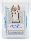 DE'AARON FOX 2023-24 TOPPS ROYALTY COURT CIRCULAR PLATINUM AUTO 1/1 Q0902
