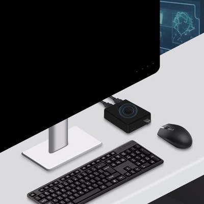 USB2.0/3.0 Switcher 1 in 2 Out 2 in 1 Out Bi-Directional USB Computer Laptop