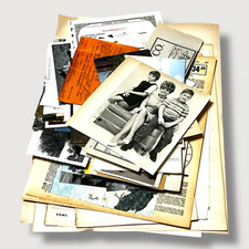 100 piece Ephemera Lot 7 Collage Crafting Junk Journals Scrapbooking