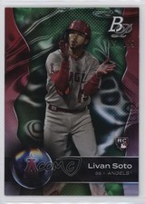 2023 Bowman Platinum Emerald Ice Foil 151/299 Livan Soto #22 1hb1