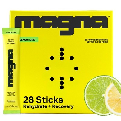 Electrolytes Powder Drink Mix Hydration Energy Focus Magnesium 28 Servings MAGNA