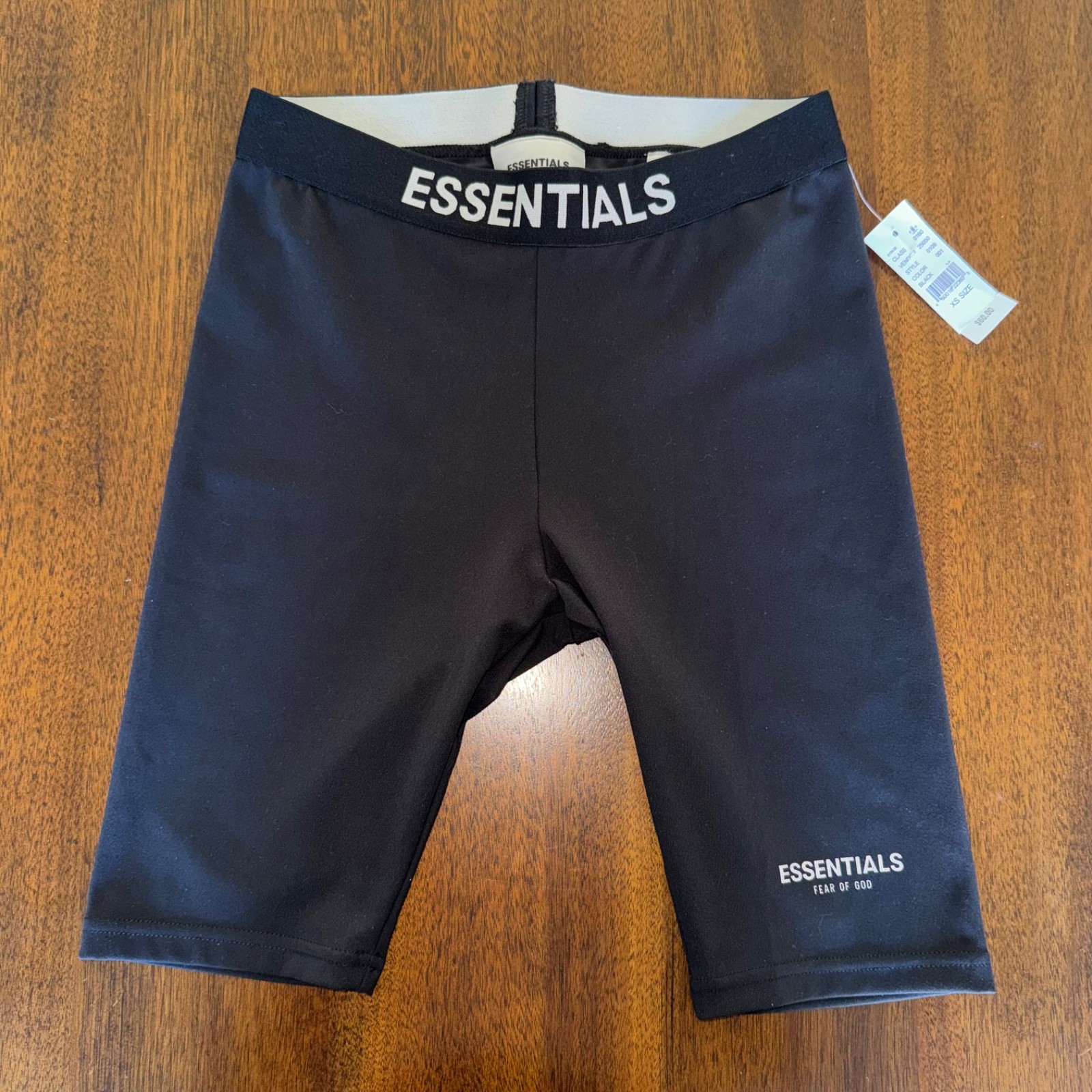 Essentials Fear of God NWT Biker Athletic Shorts Black Size XS