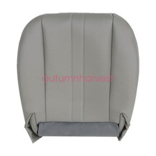 For 2003-14 Chevy Express 1500 2500 3500 Van Driver Bottom Vinyl Seat Cover Gray