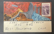US Stamp 774 on Hand Illustrated Cover Boulder Dam