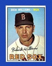 1967 Topps Set-Break #161 Dick Williams NR-MINT *GMCARDS*