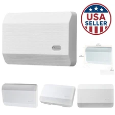 Compact Dual Sound Door Chime with Textured Finish - Home Security Essential