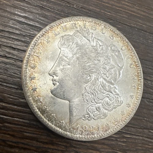 1921 Morgan Silver Dollar - 90% Silver - Philadelphia Mint BU GEM Wow! - Lot J