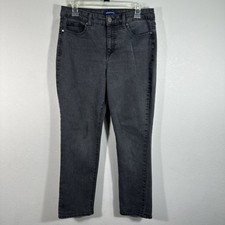 Bandolino Women  s Size 10 Jeans Black Mandie Straight Casual