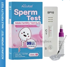 ACCUFAST Sperm Test Male Fertility Test Preparation Sperm Count Test 99%Accuracy