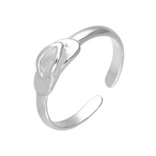 Sterling Silber Sandale verstellbar Zehenring Schuhe Schuhe