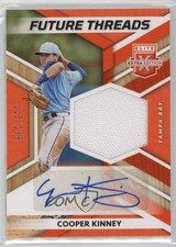 2022 Elite Extra Edition Future Threads Signatures Orange Cooper Kinney Auto t4l