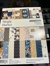 Simple Stories 6" x 8" paper pad "Remember" ~more paper in store