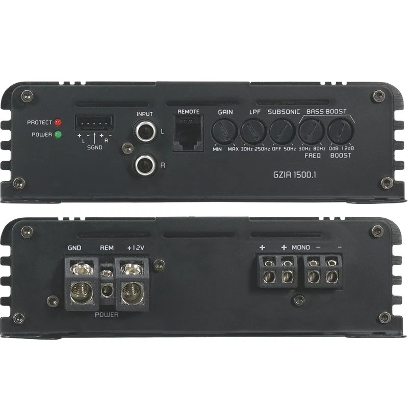 Ground Zero GZIA1500.1 Bass Mono 1-Kanal Digital Endstufe Verstärker 2000Watt - Bild 2 von 2