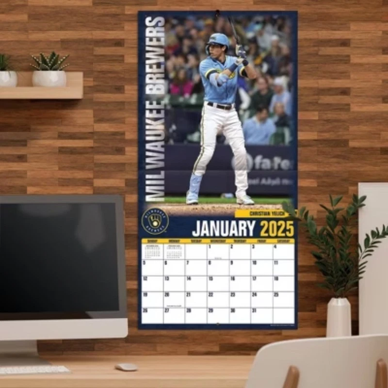 Milwaukee Baseball 2026 Team Wall Calendar