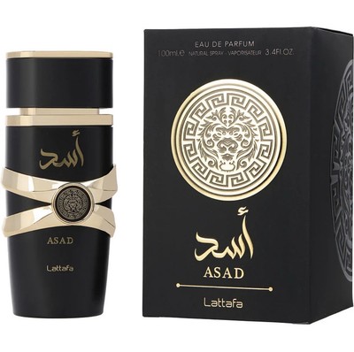 Lattafa Asad Eau de Parfum Spray for Men 3.4 Oz, Brand New Sealed