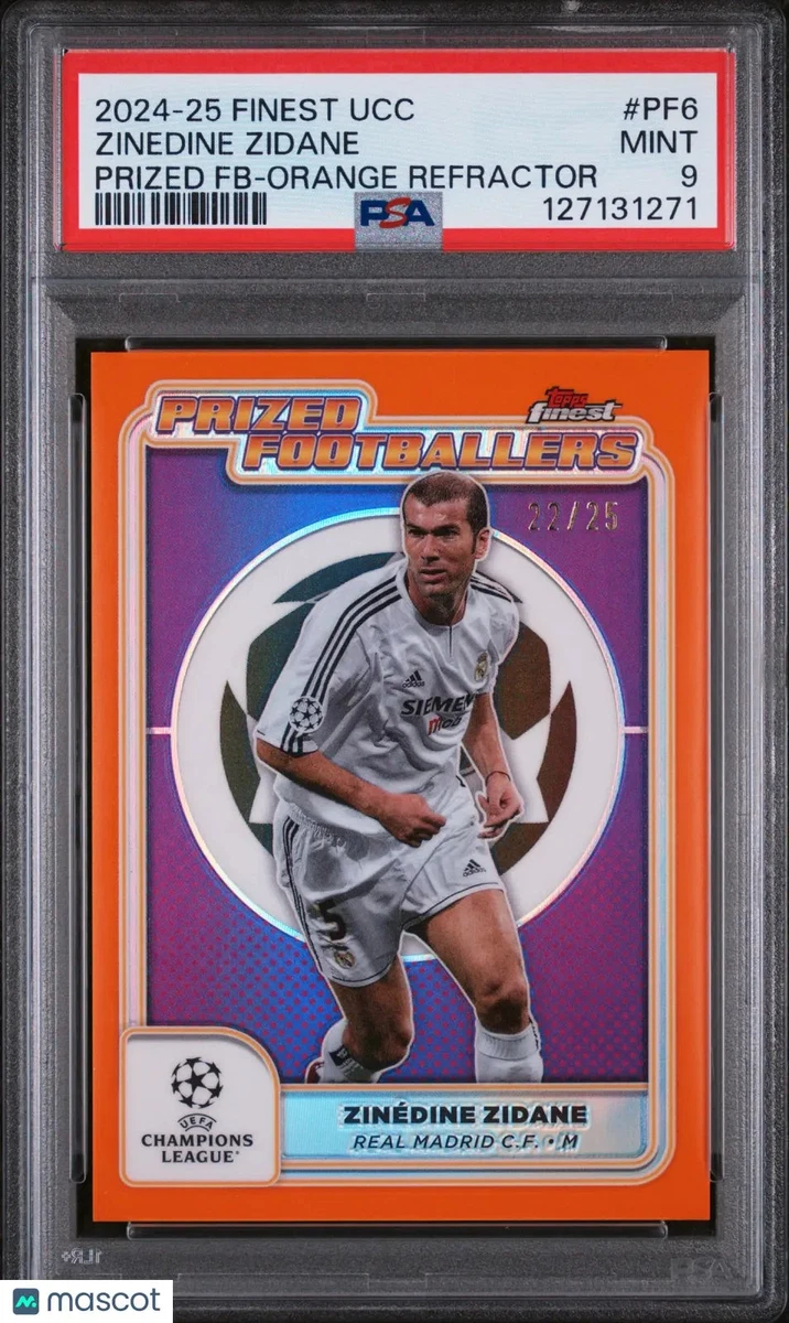 Zinedine Zidane Soccer Sports Trading Cards & Accessories | eBay