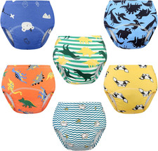 Baby Cotton Training Pants 6 Packs Toilet Training Underpants Absorbent Toddler