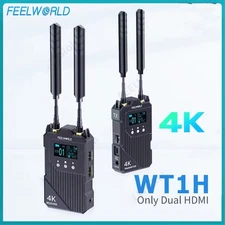 Feelworld WT1H 4K Dual HDMI Wireless Video Transmission Transmitter Receiver Kit