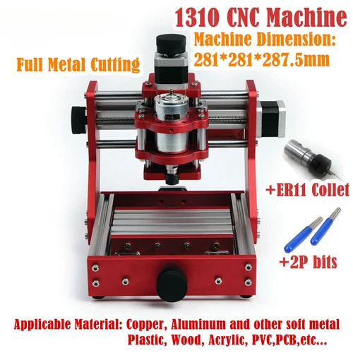 1310 Mini Laser Machine CNC Router Wood PVC Full-Metal Milling Cutting Engraving - Picture 2 of 6