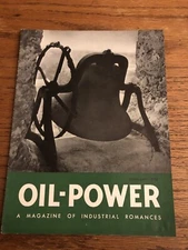 Oil Power, Lubrication Journal, SOCONY, V13 N1 Jan 1938 Rum Barrels Bells Basket