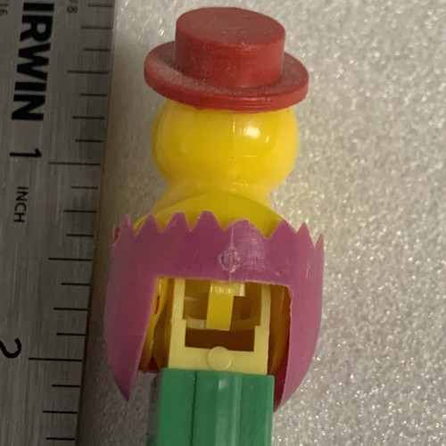 Vintage Pez Dispenser Easter Chick And Egg No Feet Austria - Picture 14 of 16