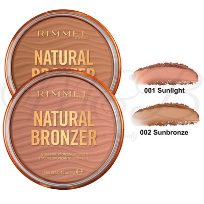 RIMMEL Natural Bronzer Ultra-Fine Bronzing Powder 10Hr SPF-15 14g *FARBTON WÄHLBAR*