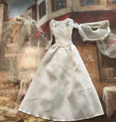 barbie wedding dress vintage
