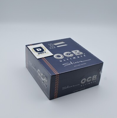 OCB BLUE ULTIMATE KING SIZE Slim Smoking Blättchen 1 3 5 10 25 50 Full Box