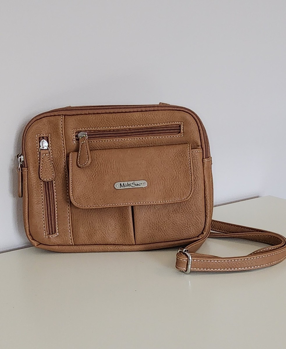 MultiSac Zippy Triple Compartment Crossbody Bag