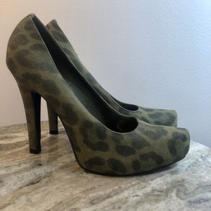 army green heels