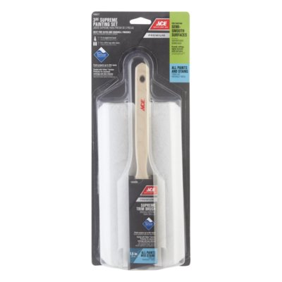 ACE 1498377 3-Piece Brush/Rollers Painting Set, FREE SHIPPING