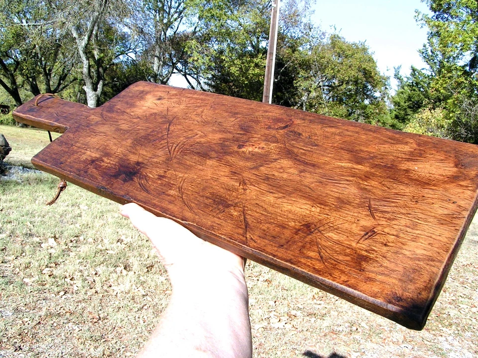 Primitive Wooden Bread paddle board wall hang, 2980 - Image 4 of 4