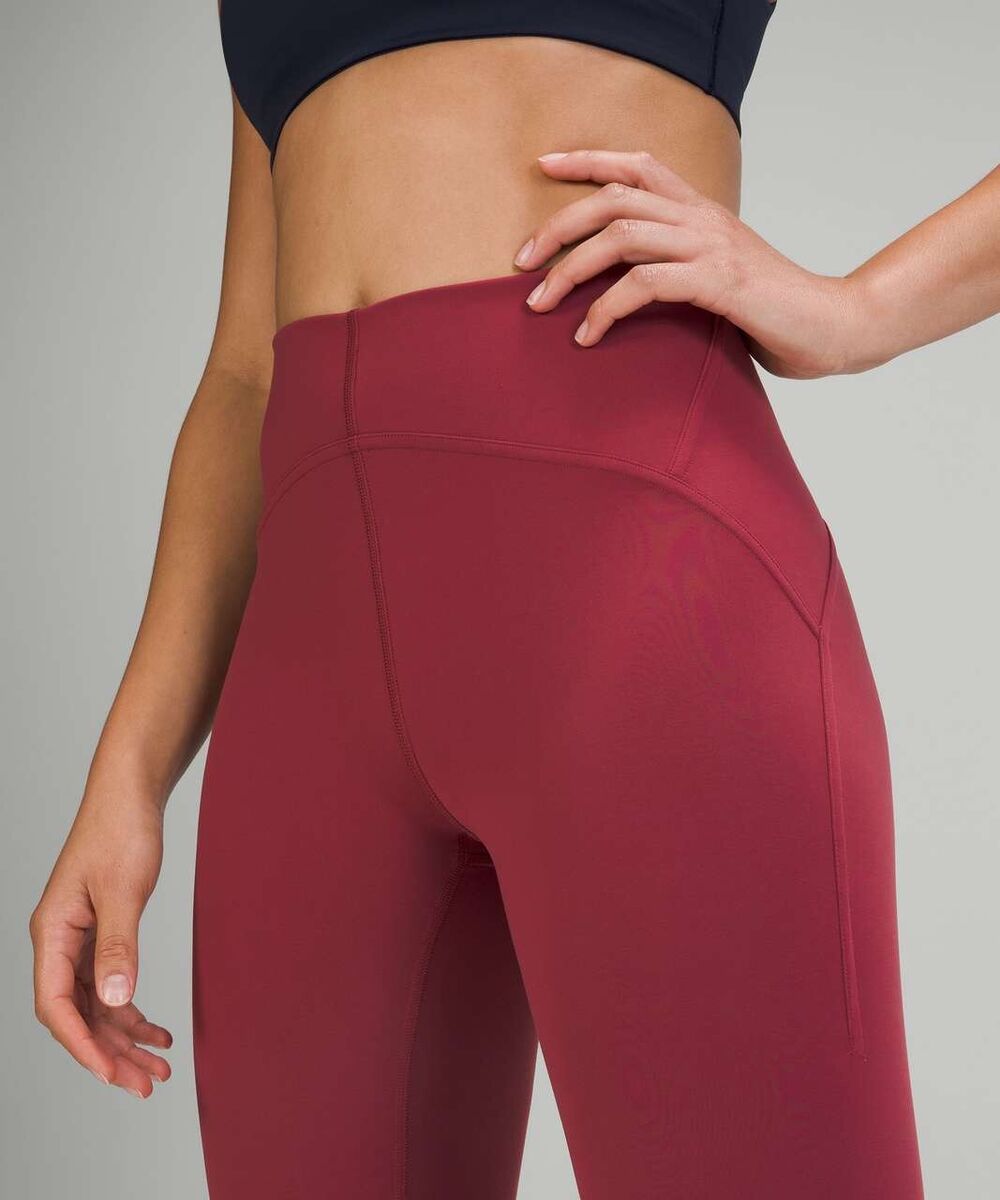 Lululemon Instill High Rise Tight 25 Pant Mulled Wine MLWI NWT