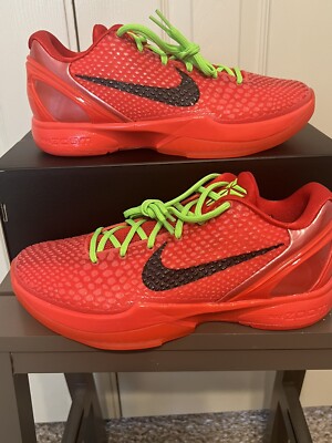 kobe 6 protro reverse grinch size 9