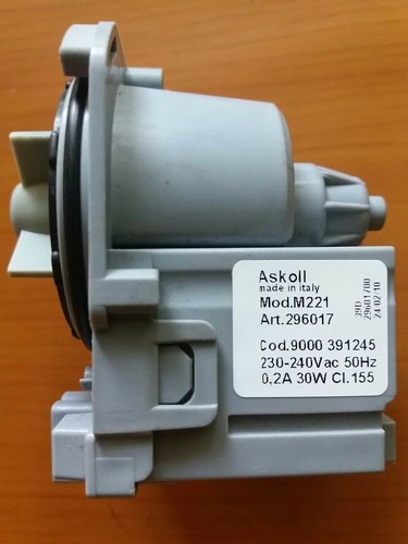 (6) Genuine Bosch Washing Machine Drain Pump Askoll M221 144978 - Picture 1 of 5